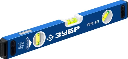 ЗУБР ПРО, 400 мм, уровень с усиленным профилем, Профессионал (34590-040) купить в Магнитогорске