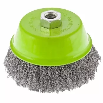 Щетка для УШМ 125 мм М14 &quot;чашка&quot; витая проволока СИБРТЕХ 746067 купить в Магнитогорске