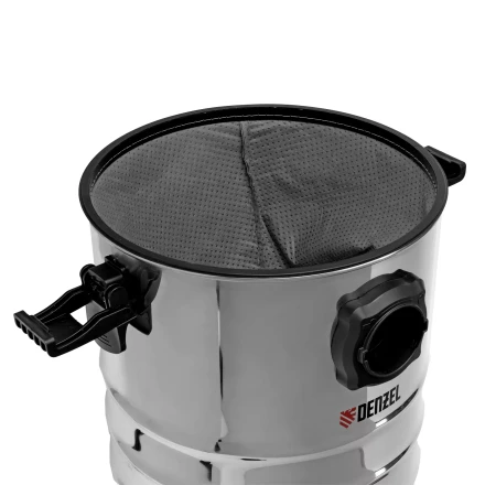 Пылесос строительный Denzel 28203 RVC30, 1400 Вт, бак 30 л, шланг 3 м, розетка с автосинхр. купить в Магнитогорске