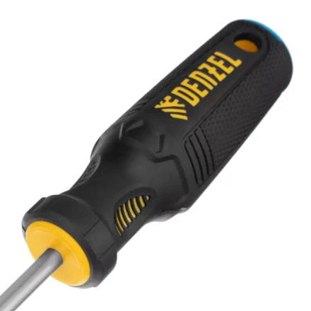 Отвертка SL6x150 мм, CrV, трехкомпонентная рукоятка Denzel 12199 купить в Магнитогорске