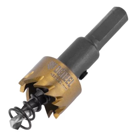 Коронка по металлу HSS, 20 мм, нитридтитановое покрытие Denzel 724101 купить в Магнитогорске