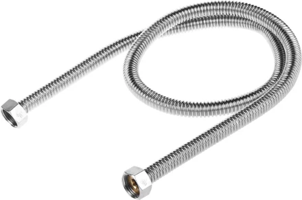 Подводка ЗУБР &quot;ЭКСПЕРТ&quot; сильфонная из нержавеющей стали, для воды, г/г (гайка-гайка), 1/2&quot;, 1,0м 51011-G/G-100 купить в Магнитогорске