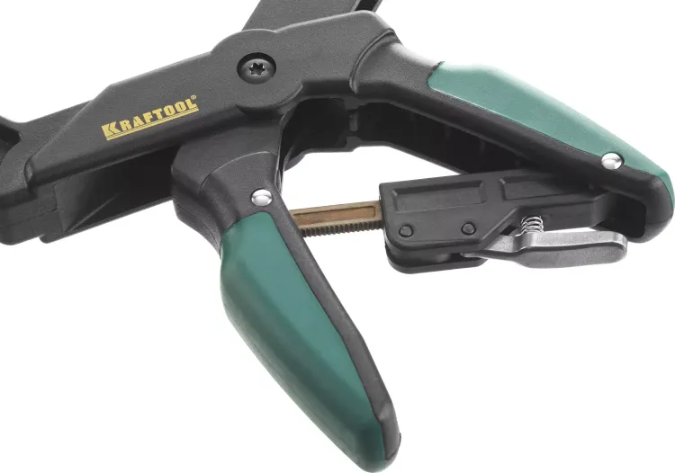 Струбцина KRAFTOOL "EcoKraft" ручная, пластиковый корпус, 0-100мм 32224-10 купить в Магнитогорске