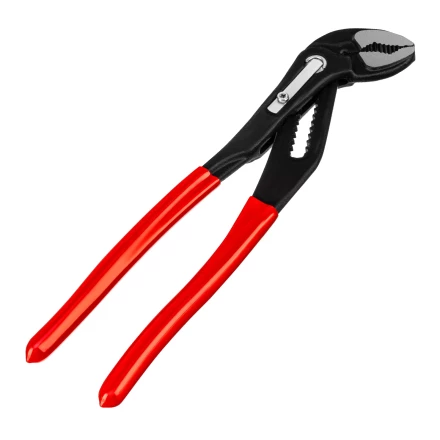 Клещи переставные 250 мм Matrix, кнопочный механизм, хром-ванадий, обливные рукоятки 17926 купить в Магнитогорске