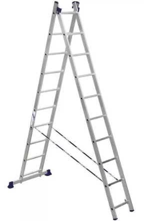 Лестница 2-х секционная алюминиевая 2*10 1013298 купить в Магнитогорске