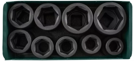 Набор головок торцевых ударных 1&quot;DR 24-50мм 9предметов Jonnesway S03A8109S 48315 купить в Магнитогорске