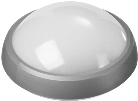 Светильник STAYER &quot;PROFI&quot; PROLight светодиодный, влагозащищенный IP65, пластиковый корпус, PC, влагозащищенный, круг, металлик, 4000К, 7(60Вт) 57362-60-S купить в Магнитогорске