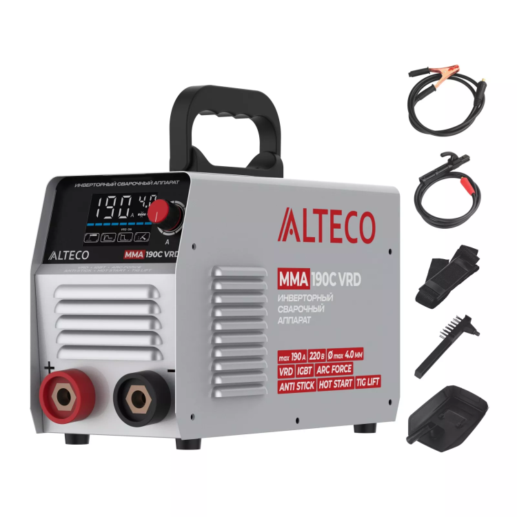 Инверторный сварочный аппарат ALTECO MMA 190C VRD 70221 купить в Магнитогорске