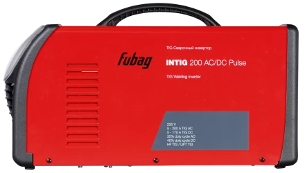 Сварочный инвертор INTIG 200 AC/DC PULSE с горелкой FB TIG 26 5P 4М Fubag купить в Магнитогорске