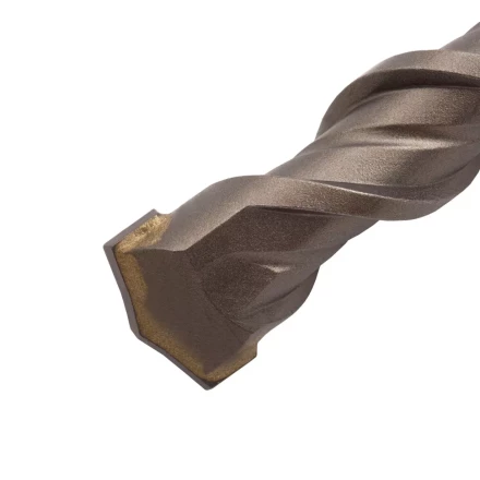 Бур по бетону Denzel, 22 x 260 мм, двойная спираль, три пылеотводящие кромки, 705052 купить в Магнитогорске