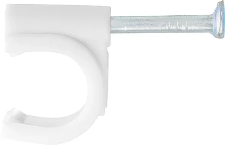 Скобы электроустановочные 9 мм круглый профиль 40 шт  СИБРТЕХ 47520 купить в Магнитогорске