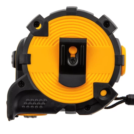 Рулетка Denzel 5м х 19мм, автоматич. фиксац., нейлон. покрытие, магнит. зацеп, двухстор. разметка, 31521 купить в Магнитогорске