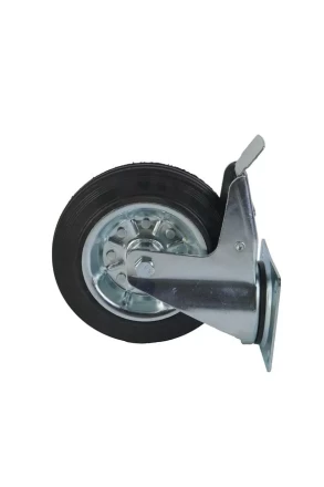 Колесо поворотное усиленное резина SRCB 80 200 мм с тормозом 1027198 купить в Магнитогорске