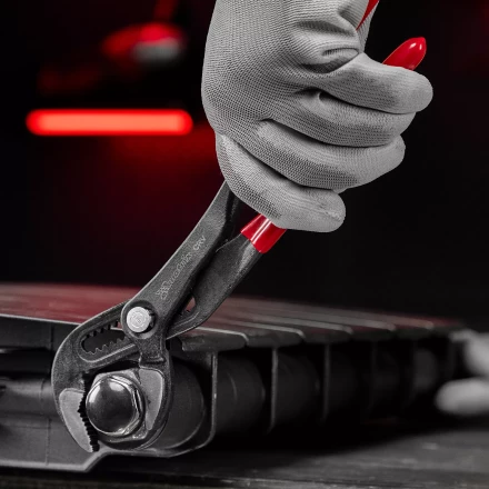 Клещи переставные 300 мм Matrix 17927, кнопочный механизм, хром-ванадий, обливные рукоятки купить в Магнитогорске