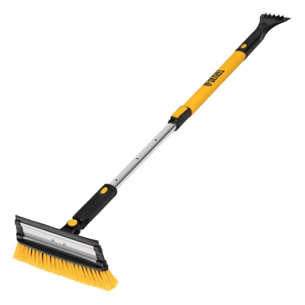 Щетка-сметка для снега со скребком Denzel, телескоп, поворотная голова, водосгон, 900-1200 мм 55308 купить в Магнитогорске