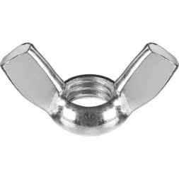 Гайка DIN 315 барашковая, M6, 5 шт, оцинкованная, ЗУБР 303736-06