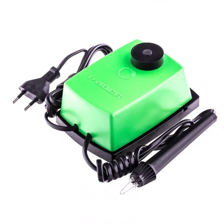 Электроприбор для выжигания по дереву &quot;Узор 1&quot; с подставкой запасная игла 5 проекций Сибртех. 91304 купить в Магнитогорске