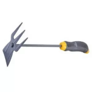 Мотыжка комбинир профиль &quot;трапеция&quot; и 3-зубая эргономичная двухкомп. рукоятка  PALISAD LUXE 62379 купить в Магнитогорске