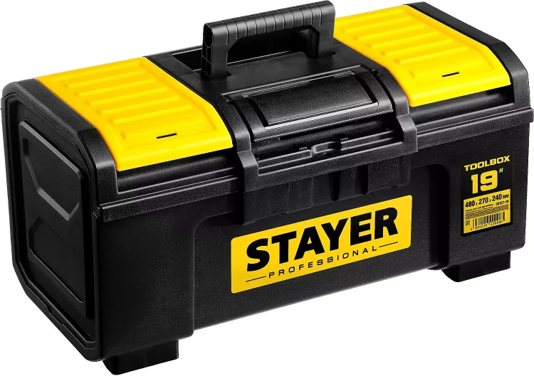 Ящик для инструмента "TOOLBOX-19" пластиковый, STAYER Professional 38167-19 купить в Магнитогорске
