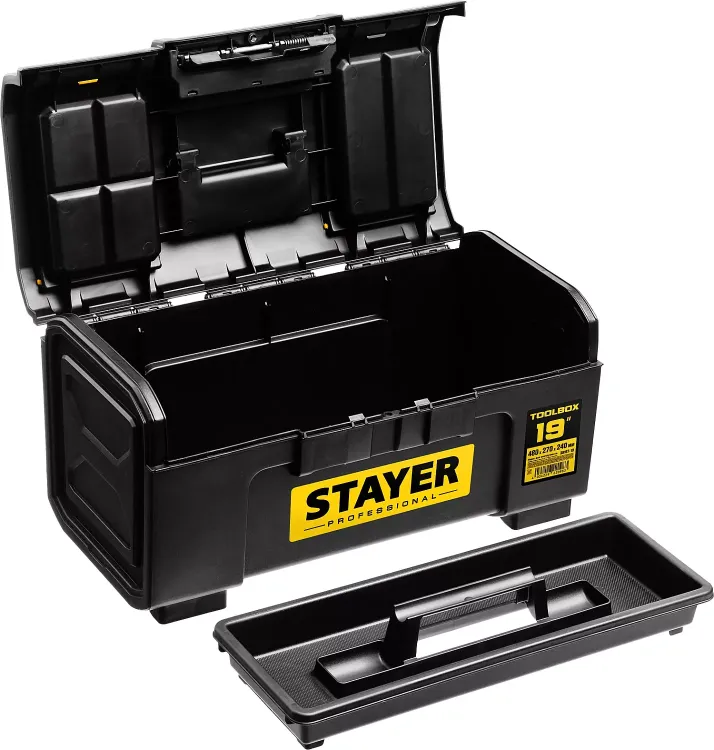 Ящик для инструмента "TOOLBOX-19" пластиковый, STAYER Professional 38167-19 купить в Магнитогорске
