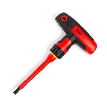 Диэлектрическая Т-образная отвертка КВТ VDE НИО-4412-Т со сменными битами, 12 шт. (87128) купить в Магнитогорске