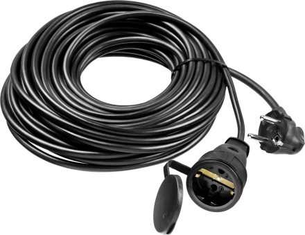 ЗУБР КГ-325-Ш, КГ, 3 х 2.5 мм2, 20 м, IP44, 4000 Вт, силовой удлинитель-шнур, Профессионал (55017-20) купить в Магнитогорске