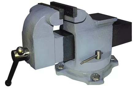 Тиски  слесарные поворотные 200мм с наковальней 20087 купить в Магнитогорске