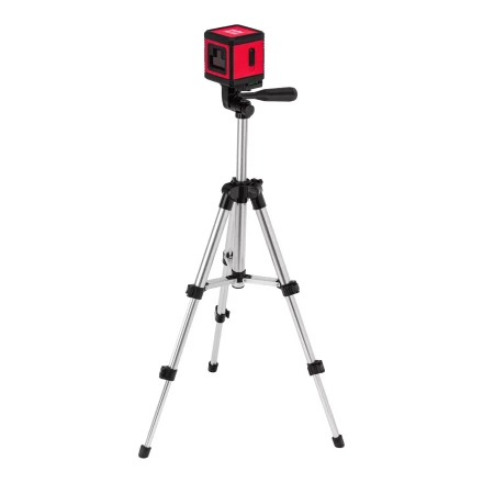 Лазерный уровень MTX XQB RED Pro SET, 10 м, красный луч, батарейки, штатив 350185 купить в Магнитогорске