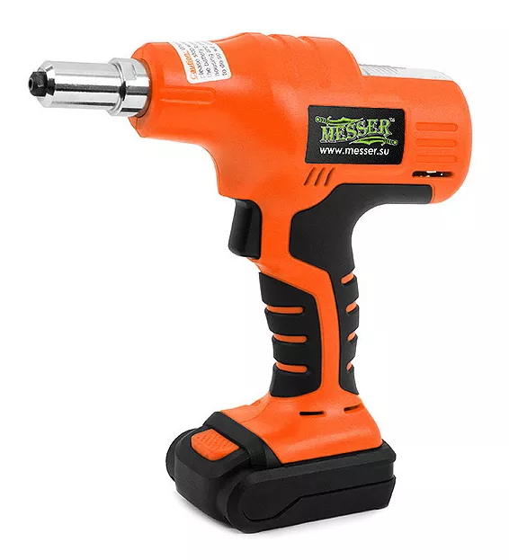 Аккумуляторный заклепочник MESSER W4560 для вытяжных заклепок (2,4 - 5,0 мм) купить в Магнитогорске