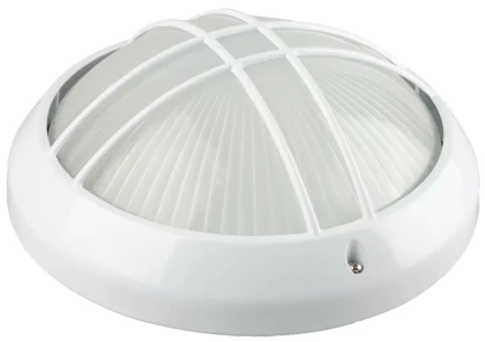 Светильник уличный СВЕТОЗАР &quot;ОРБИТА&quot; влагозащищенный, цвет белый, 100Вт SV-57313-W купить в Магнитогорске