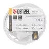 Шнур сетевой Denzel Energy Series, ПВС, 1,5 м, 2 x 1 мм, с неразборной вилкой, белый, 3 м, 37660 купить в Магнитогорске