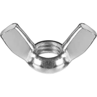 Гайка DIN 315 барашковая, M8, 4 шт, оцинкованная, ЗУБР 303736-08
