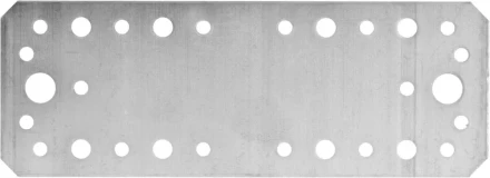 Крепежная пластина ЗУБР &quot;МАСТЕР&quot;, 180х65мм, 20шт 310235-180-65 купить в Магнитогорске