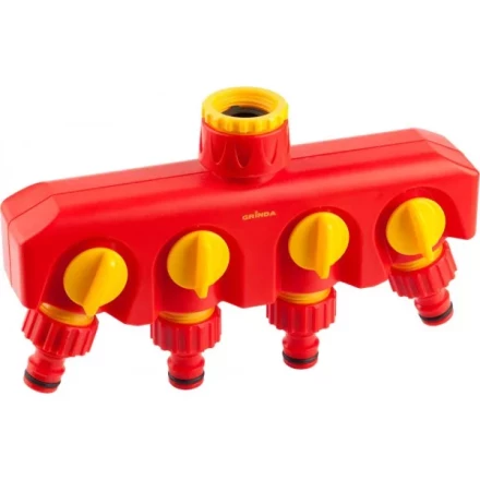 Распределитель GRINDA четырехканальный, из ударопрочной пластмассы 8-426313_z01 купить в Магнитогорске