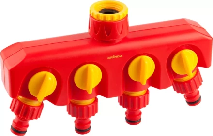 Распределитель GRINDA четырехканальный, из ударопрочной пластмассы 8-426313_z01 купить в Магнитогорске