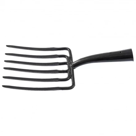 Вилы копальные шестирогие 195 х 220 мм удлиненная тулейка без черенка Россия 63839 купить в Магнитогорске