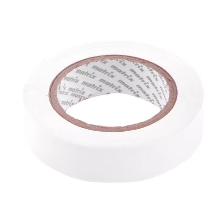 Изолента ПВХ 15 мм х 10 м белая 150 мкм Matrix 88775 купить в Магнитогорске