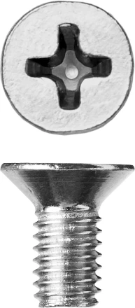 Винт ЗУБР &quot;МАСТЕР&quot; DIN 965, класс прочности 4.8, оцинкованный, M5x12мм, 5кг 303110-05-012 купить в Магнитогорске