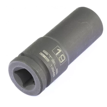 Головка ударная удлиненная шестигранная 19мм 1/2&quot; CrMo  Stels 13946 купить в Магнитогорске