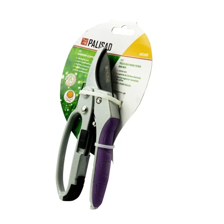Секатор прямого реза Palisad, 200 мм, храповой механизм, металлические обрезиненные рукоятки, Luxe 605608 купить в Магнитогорске