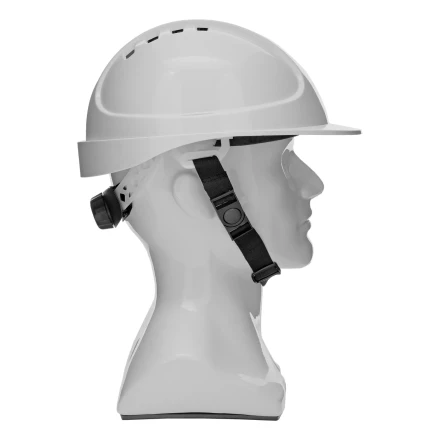 Каска защитная ударопрочная Denzel 89204, ABS/PC, плавная регулировка, модель «Форвард» (К-05),белая купить в Магнитогорске