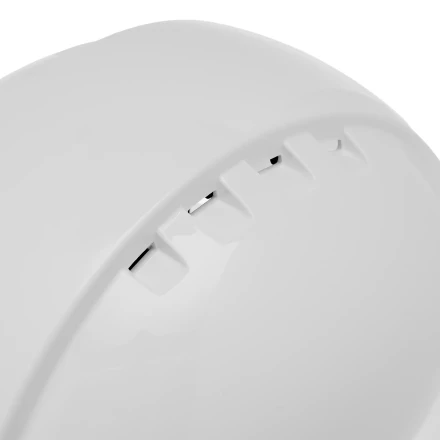 Каска защитная ударопрочная Denzel 89204, ABS/PC, плавная регулировка, модель «Форвард» (К-05),белая купить в Магнитогорске