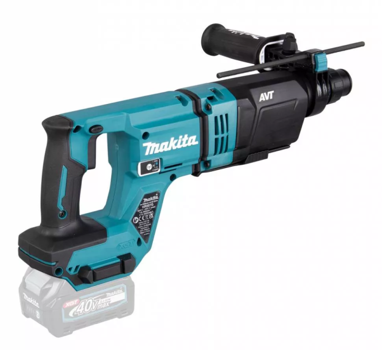 Аккумуляторный 3-х режимный перфоратор Makita SDS-PLUS (28 мм, 3.0 Дж) HR007GZ (без АКБ и ЗУ) купить в Магнитогорске