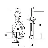 Захват для вертикального подъема листового металла универсальный DSQC-0.75 LB купить в Магнитогорске