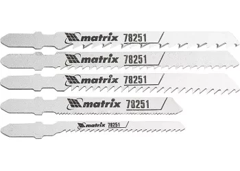 Набор полотен для электролобзика универсальный 5шт MATRIX Professional 78251 купить в Магнитогорске