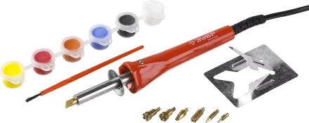 Приборы для выжигания с набором насадок и красками серия МАСТЕР купить в Магнитогорске
