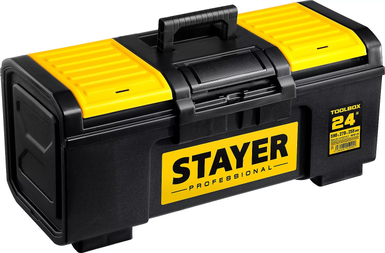 Ящик для инструмента "TOOLBOX-24" пластиковый, STAYER Professional 38167-24 купить в Магнитогорске