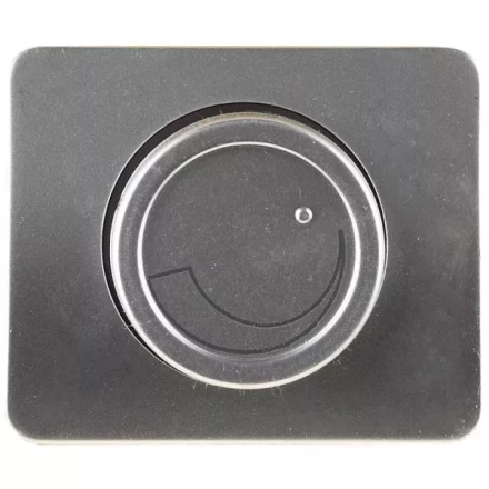 Диммер СВЕТОЗАР &quot;ГАММА&quot; без вставки и рамки, цвет светло-серый металлик, 60-800Вт SV-54142-SM купить в Магнитогорске
