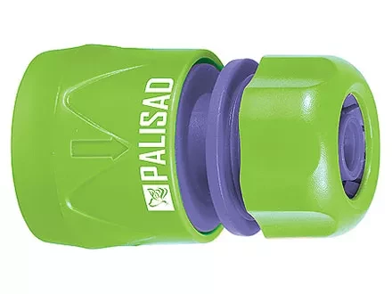 Соединитель пластмассовый быстросъемный для шланга 1/2&quot;  PALISAD 66135 купить в Магнитогорске