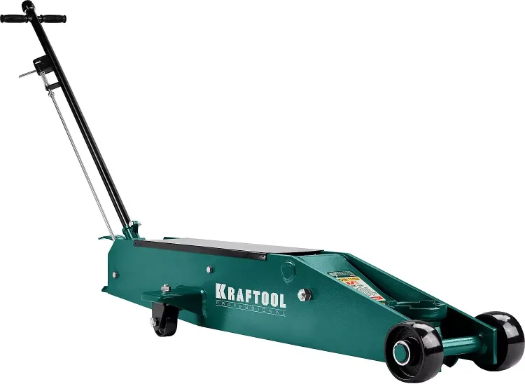 Домкрат гидравлический подкатной "High-Lift", удлиненный, 10т, 160-560мм, KRAFTOOL 43455-10 43455-10 купить в Магнитогорске